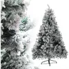 Yakimz Arbre de Noël artificiel avec neige Sapin avec support pour déc...