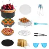 TolleTour 12pcs Accessoires friteuse à air chaud Grille four à air cha...