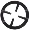 Cafetière,1 pièces fer noir cuisinière à gaz plaque de cuisson cafetière support réducteur porte anneau de haute qualité #A2
