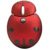 Souris sans fil Mini Cartoon Ladybug-Rouge