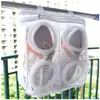 Filet de lavage,Sac à linge en maille pour chaussures, 1 pièce, sac de...