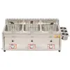 UXFVLZA 33L Friteuse À Gaz De Grande Capacité avec Paniers Et Couvercl...