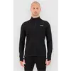 Sous maillot 1/4 zip Mons Royale Cascade Merino Noir 100500-1171-001