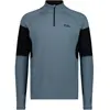 Haut d'entraînement 1/4 zip Mons Royale Olympus Bleu L 100900-1171-972