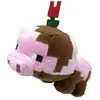 Peluche Minecraft Piggy Rose/Brun 20cm