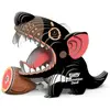 Eugy Puzzle 3D Diable de Tasmanie 9 x 6,5 cm carton noir 35 pièces