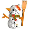Maquette EUGY 3D - Bonhomme De Neige  - Maquette en carton  - DA-5313959
