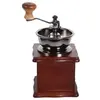 Moulin à café - TBEST - Manuel - Rétro - Acier et Bois - 468 g