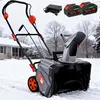 VRIETINA Neige Deneigeuse Électrique Fraise à Neige sans Fil 6000mah P...