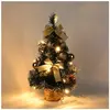 ZEMINPEOEL Sapin de Noël Artificiel Lumineux avec Neige Blanche 40 cm ...