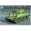 Maquette char moyen us m4a3e8 sherman (t-80 tracks) trumpeter