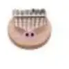docooler Muslady 17 touches Kalimba pouce Piano Merbau bois avec sac de transport note musicale autocollants Tuning marteau chiffon de nettoyage cadeau musical pour les enfants étudiants