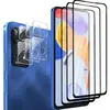 RASENA 3 Pièces Verre Trempé pour Xiaomi Redmi Note 11 Pro / Note 11 Pro 5G avec 3 Pièces Caméra Arrière Protecteur ,9H Dureté, Sans Bulle