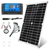 NOBRAND Kit de panneaux solaires 300 W 12 V/24 V, chargeur de batterie et contrôleur 40 A pour voiture, camping-car, caravane_FC10