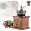 Moulin à café manuel - Vintage Retro Hand Grinder - Marron