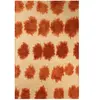 Tapis salon et chambre moderne tissé plat 140x200 cm  Rouge
