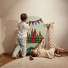 Sticker mural magnétique Soft Olive