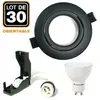 Spot encastrable - EUROPALAMP - Noir Matt - GU10 - 7W - 560 Lm - 4500K