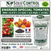 TOUT POUR LES NUISIBLES 500 g Engrais Spécial Tomates, Aubergines, Poivrons, Piments - SoluControl - Formulation haute qualité Organo-Minerale - UAB