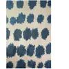 Tapis salon et chambre moderne tissé plat 140x200 cm  Bleu