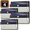 EUROPALAMP LOT DE 4 PROJECTEURS SOLAIRE DÉTECTEUR DE MOUVEMENT 228 PCS...