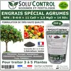 TOUT POUR LES NUISIBLES Engrais Spécial Agrumes 250 g - SoluControl - Formulation Organo-Minerale - Citronnier, Oranger, Mandarinier, Clémentinier...
