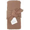 Babyshower Lot De 2 Langes Minimax Caramel Glacé Marron