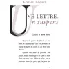L'atelier Contemporain Une lettre, un suspens