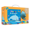 Auzou Éditions Mon premier livre de bain - hugo le dauphin (valisette carton)