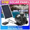 Panneau de charge,Pompe à eau solaire sans balais 800l-H,Kit de pannea...