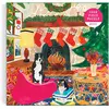 Galison Fireside Friends 1000 Piece Puzzle in Square Box