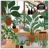Galison Maison des Plantes - Puzzle de 1000 Pièces dans une Boîte Carrée