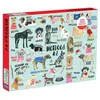 Galison Puzzle 1000 pièces : Hot Dogs A-Z