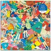 Galison Poup e en Papier Vintage - Puzzle de 1000 pi ces dans une Bo te Carr e