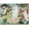 Galison Puzzle 1000 pièces : Naissance de Vénus, Meowsterpiece de l'art occidental