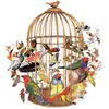 Abrams & Chronicle Books Bouquet d'Oiseaux - Puzzle Forme de 750 pièces 750 Pièces  Galison