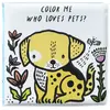 Wee Gallery Livre de bain à colorier - Animaux domestiques