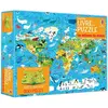 Usborne Les animaux du monde - Coffret livre et puzzle - Dès 7 ans