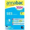 Hatier Annales du bac Annabac 2024 SES Tle générale (spécialité)