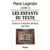 Fayard Les Enfants du texte