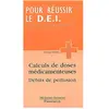 Medecine Science Publications Calcul des doses médicamenteuses, débits de perfusion