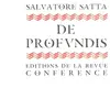 Conference De Profundis