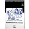 Cahiers D'histoire Du Mouvement Ouvrier N° 23, 2007 - Solidarités Inte...