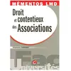 Gualino Eds Mémentos lmd - droit et contentieux des associations