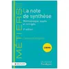 Bruylant La Note De Synthèse - Méthodologie, Sujets Et Corrigés