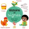 Langue Au Chat Bébé visite la ferme : histoire en signes Isabelle Jacqué