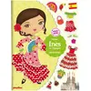 Play Bac Eds Minimiki - Stickers - Habille Inès en Espagne nouvelle édition