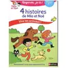 Nathan 4 histoires de Mila et Noé : vive les animaux ! : niveaux 1 et 1+