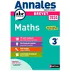 Nathan Annales ABC du Brevet 2024 - Maths 3e - Sujets et corrigés + fiches de révisions