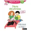 Nathan J'écris Des Phrases Avec Mila Et Noé - Cahier Effaçable - Niveau 3